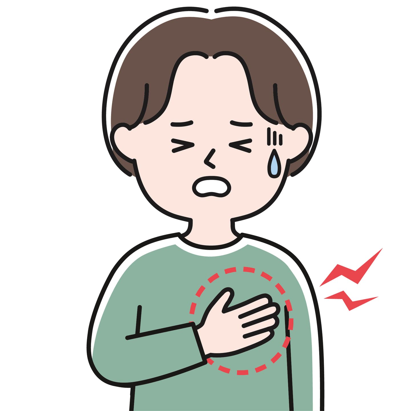 体幹部と四肢の痛み
